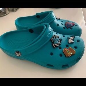 Blue CROCS